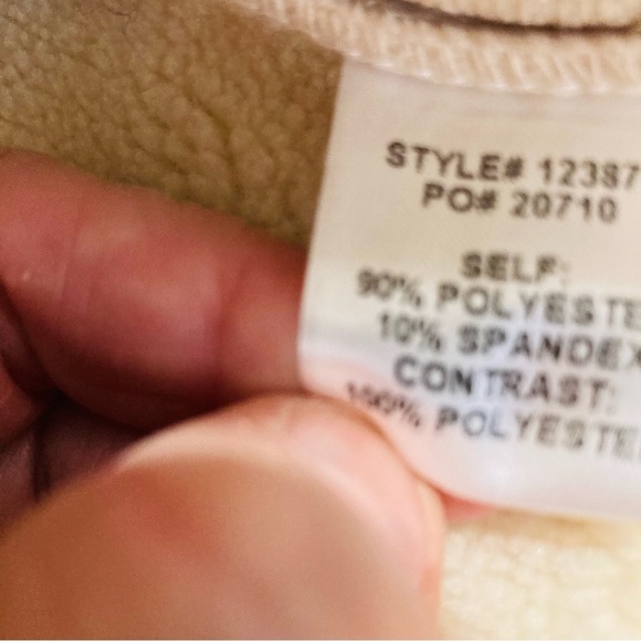 FOX & WIT Sz 2X Faux Leather Faux Sherpa Lined Double Breasted Jacket Coat NEW - Picture 14 of 16